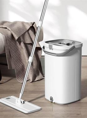 清手洗免拖把205新2款自动拖布家用地拖AL102056洁地板懒人平板拖