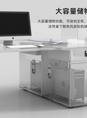 职员电办公桌椅组合简约现代色2/4/6人位屏风工XUI白员工卡位位脑