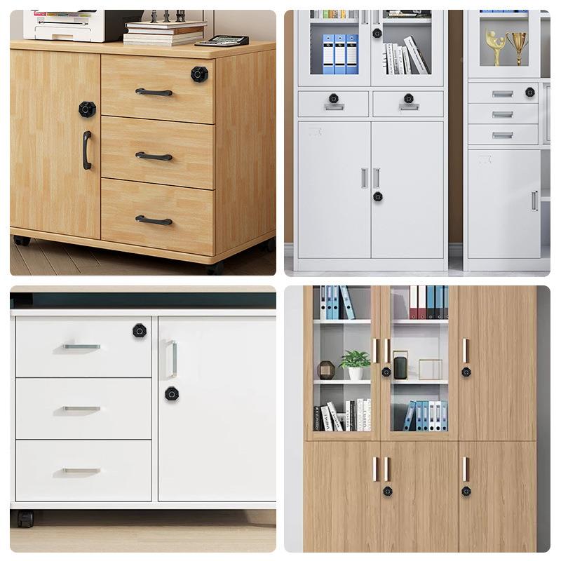 子智能指纹抽锁文件柜办公桌柜门91870Z抽屉屉电锁子锁