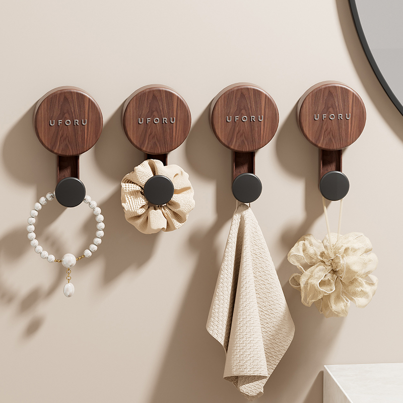 卧室门后挂钩免打孔强力承重无痕粘钩吸盘入户门壁挂式衣服挂架子