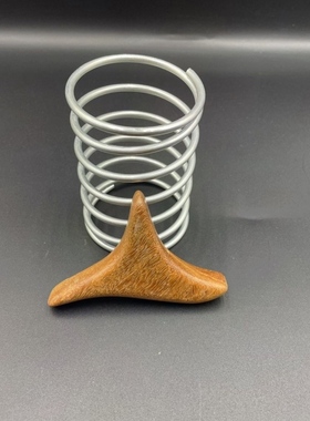 檀木三角雀按摩器足底点穴棒足全身通用经络疏通刮痧板按脚神器