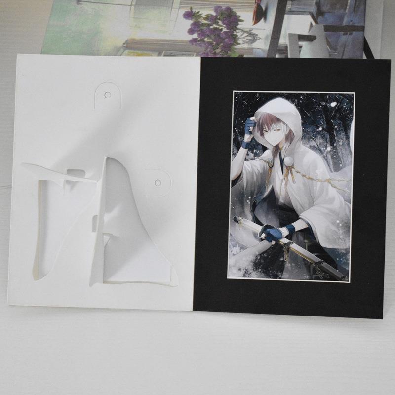 直销新款6710寸活动赠礼品卡纸小相框挂墙可定LOGO创意A4纸质相框