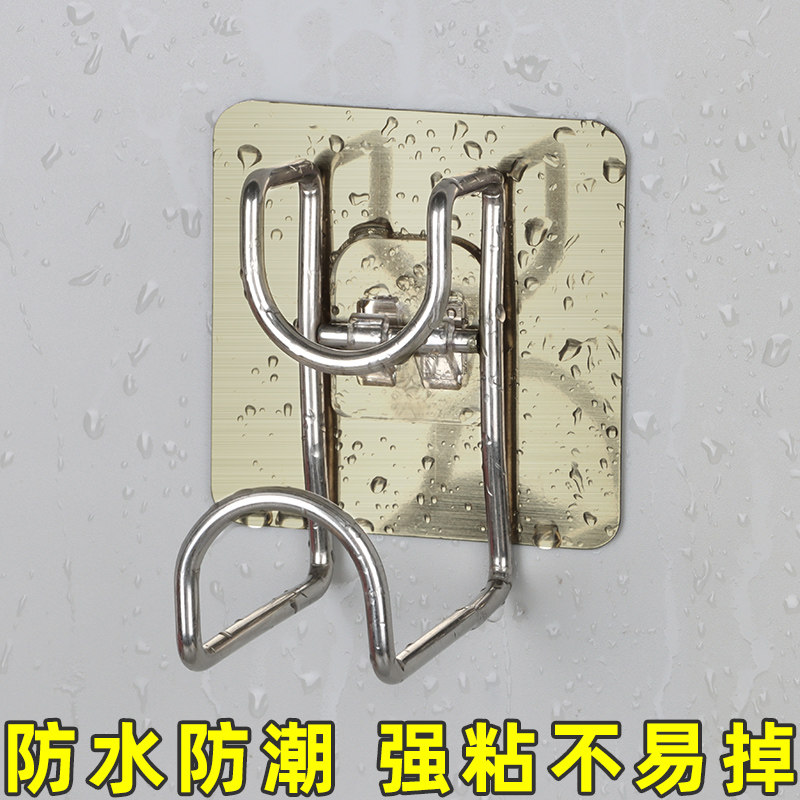 厨房免打孔脸盘挂钩挂架挂盘神器卫生间挂大盆神器浴室多功能粘钩图片