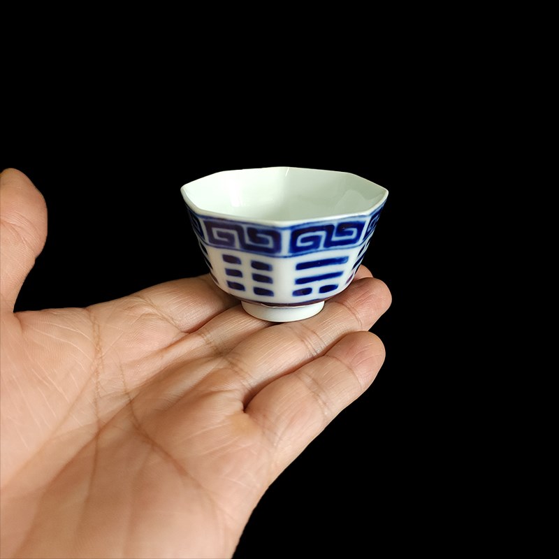 陶瓷太极八卦杯子法水杯圣水杯供水杯茶碗