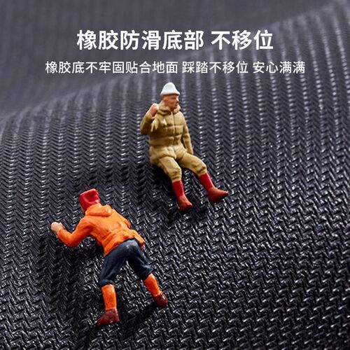 新年中式楼梯垫踏步垫台阶可擦免洗硅藻泥红色喜庆地垫防滑脚垫子