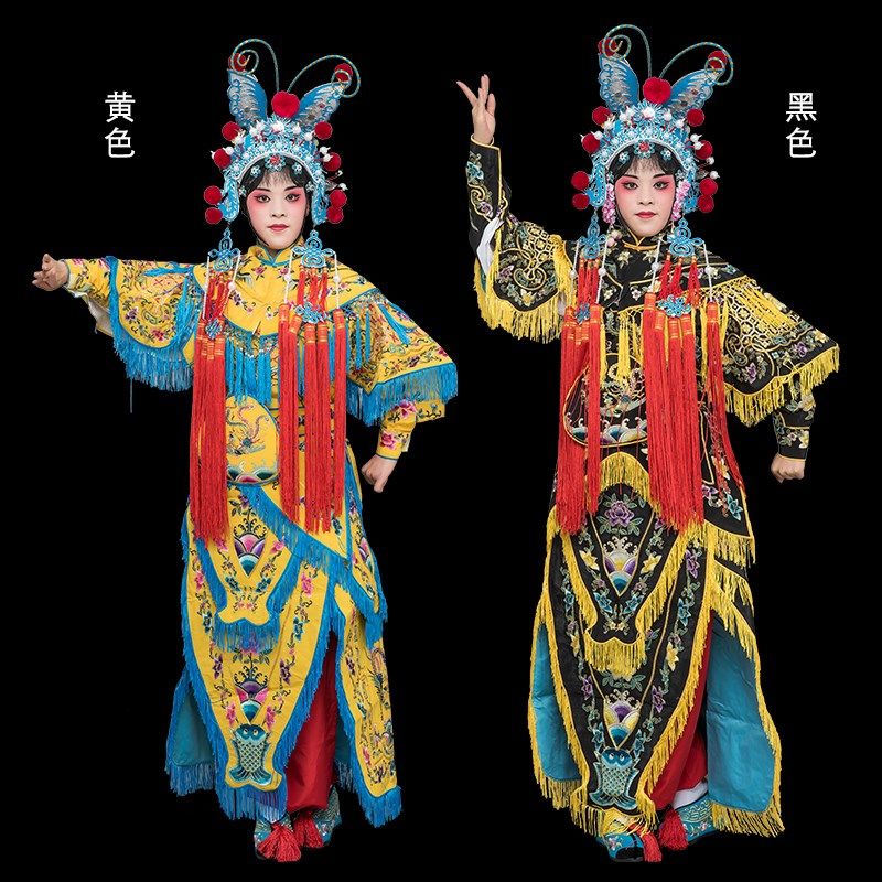 京剧戏服戏曲戏剧武旦衣 古装演出刀马旦女将女改良靠 扈三娘软靠