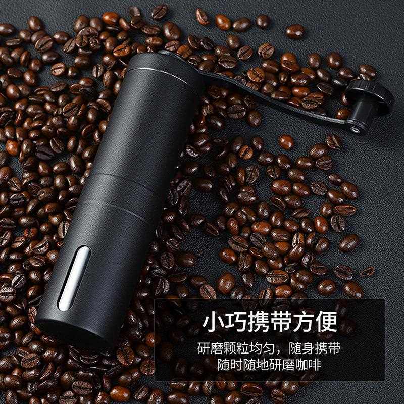 新款直销不锈钢手摇咖啡研磨器家用手动磨豆机陶瓷磨芯调节粗细带