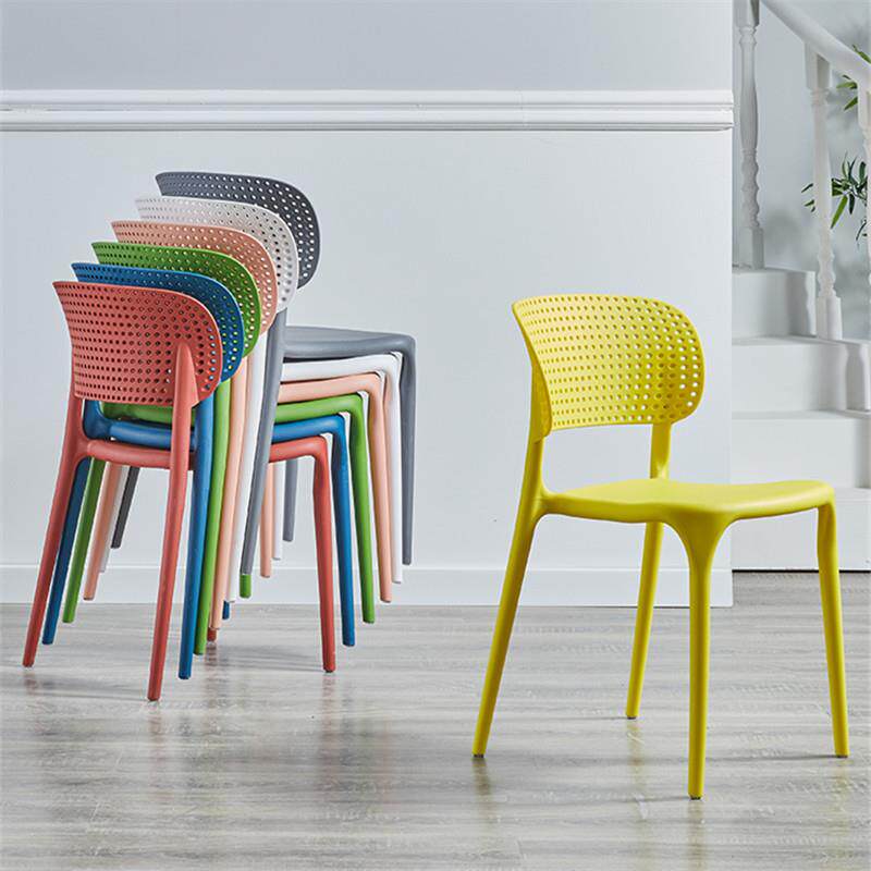新款直销北欧家用餐椅简约靠背塑料椅子时尚塑胶奶茶店等位椅子阳
