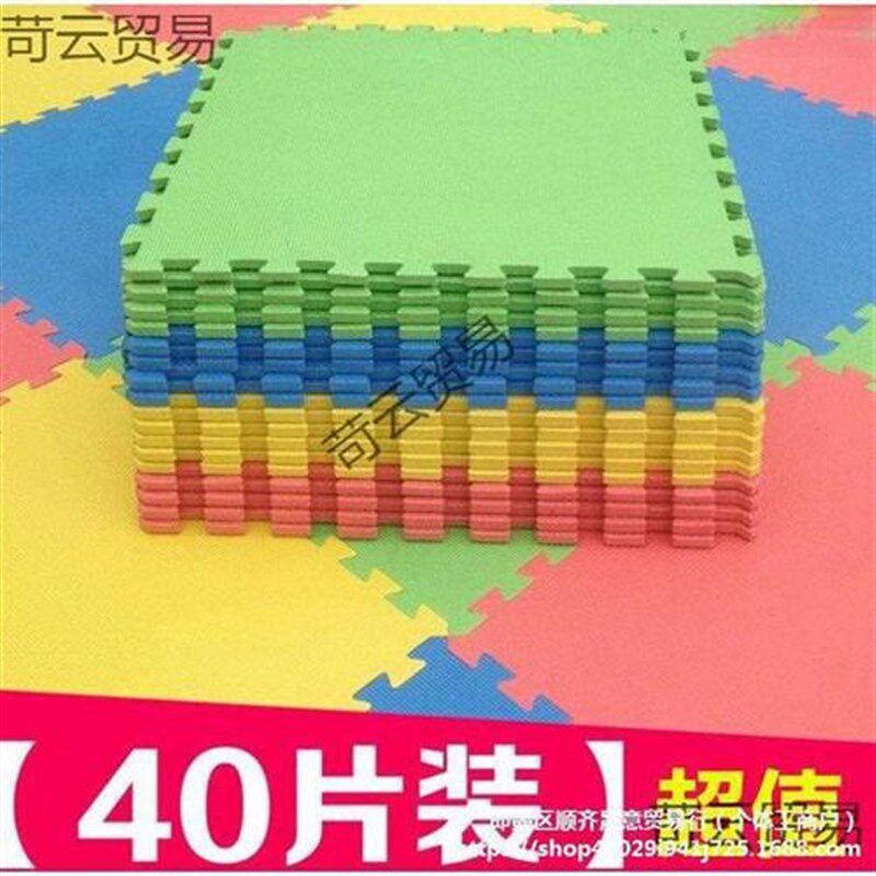 热销室内地面铺装家用儿童海绵地板垫爬爬地垫子拼接榻米大号加厚