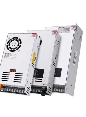 热销明纬数显可调24v电源500w20a直流1000w0-12v24v36v48v60v充锂