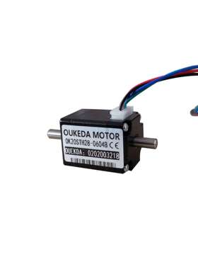 20双轴/单轴电机20步进电机28机身20BYG28双出轴电机20