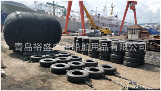 护套型橡胶充气靠球 船舶弦艇停泊靠球 码头防撞护舷