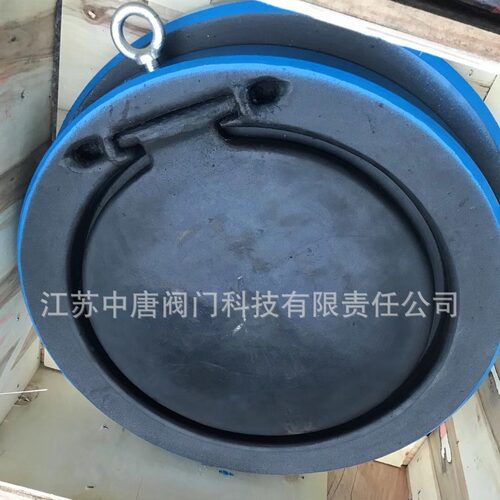 H74J-10C衬胶片式对夹止回阀 单瓣止回阀 翻板止回阀 圆盘止回阀