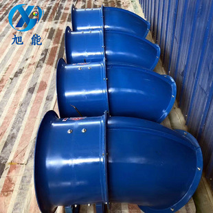 模压防腐轴流风机厂家 No.4轴流风机配带45度防雨弯头 现货T35