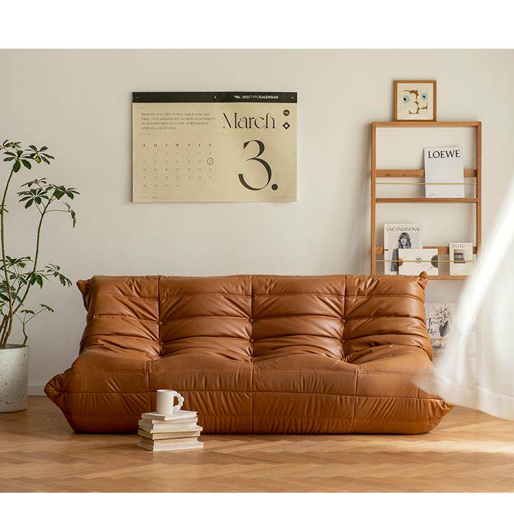 毛毛虫懒人客厅双人位三位阳台休闲椅躺椅北欧网红榻榻米单人沙发