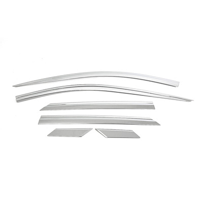 AUTO CLOVER For Niro 2022 Chrome Door Visor 晴雨挡改装
