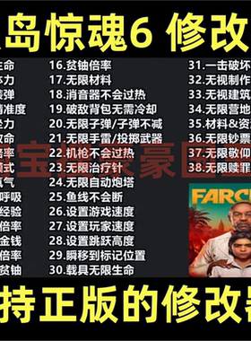 孤岛惊魂6Steam/Uplay修改器
