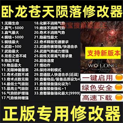 卧龙苍天陨落Steam正版修改器