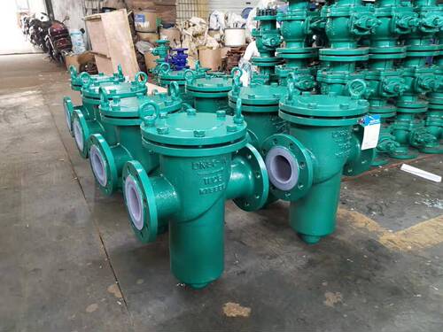 厂家专业生产衬氟铸钢提篮过滤器