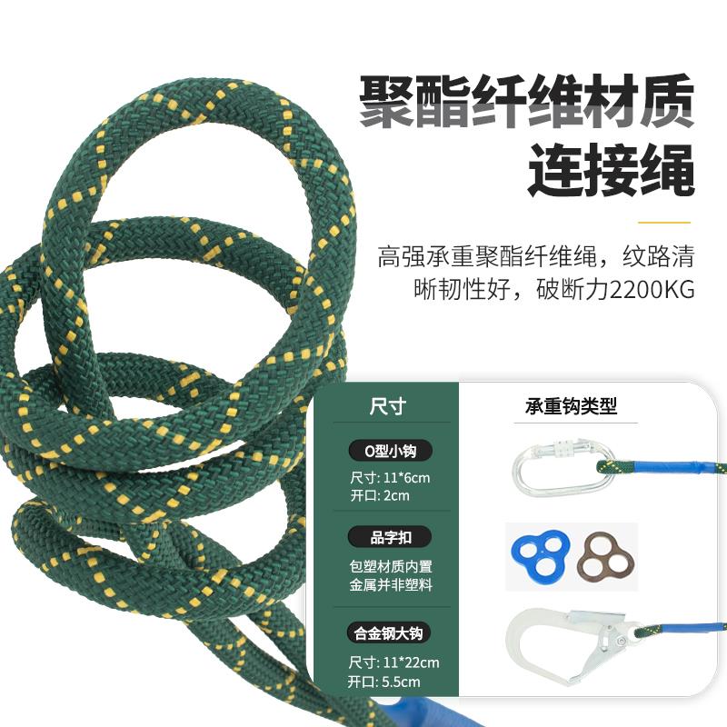 山都澳全身5五点式946安全带空作业套速插国双挂钩高安全绳装新标图片