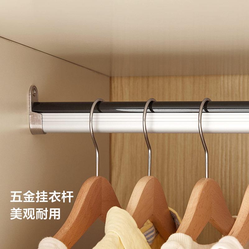 现代简柜XSQ约卧室小孩子E衣橱两门童衣儿童房儿储物家具D1D