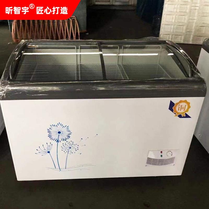 小激型雪糕柜用速冻柜无品牌/冰凌形冷冻展示柜雪糕柜弧商玻璃门