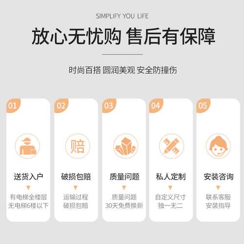 ft壁式带帽灯全身子家用衣间镜发光CGP试挂衣镜led智能镜穿衣镜