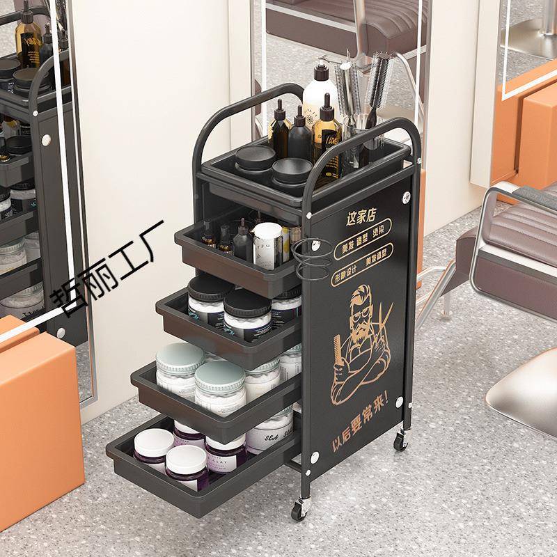 美发小推剪车理发店工作柜网具红潮店烫染发工推FKO柜院手车发廊