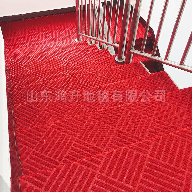 整卷自粘楼梯地毯防滑满铺铁楼梯水泥木楼梯垫踏步垫自粘楼梯地毯
