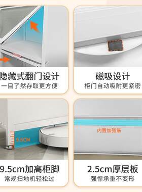 炎恩厨房收纳置物架多层柜家用微波炉AEI蔬菜边多功能储橱物柜餐
