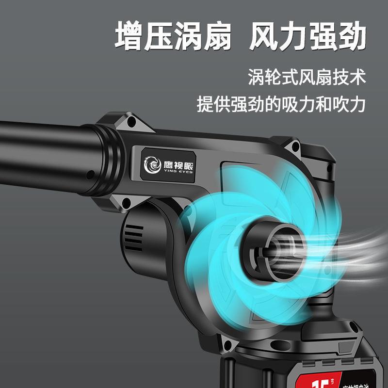 CE认证充电式吹风机锂电鼓风机大功率工业小型车载吹灰除尘器
