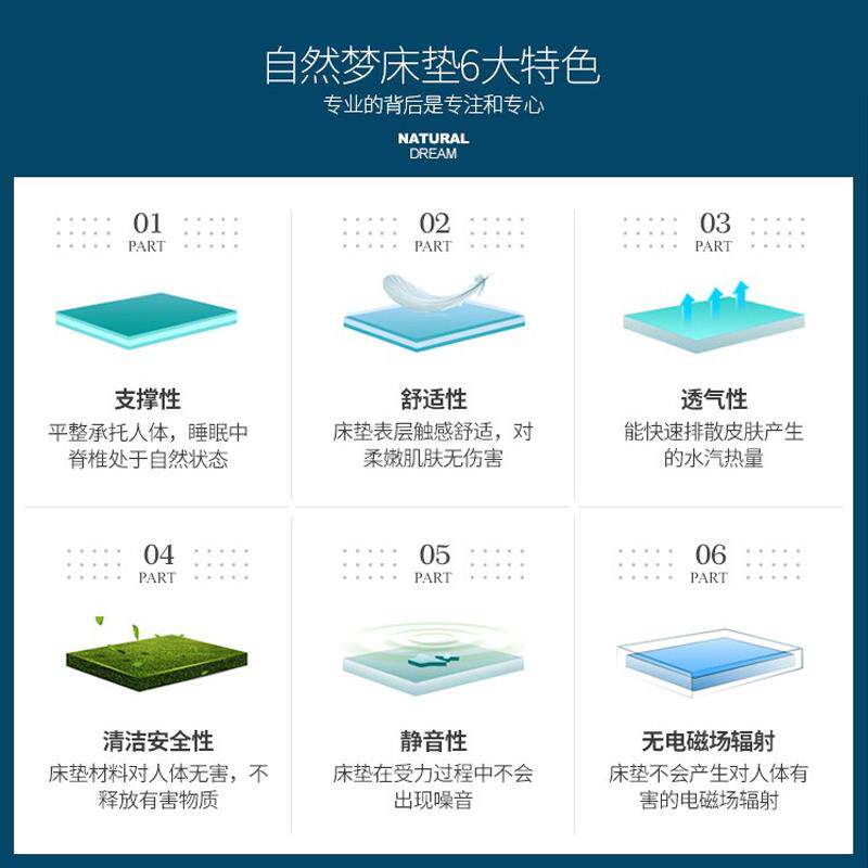 7榈W山棕FJM垫硬垫天然棕片丝无胶棕垫1.8床米席思可定梦制泽