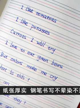 10本包邮32K开英语笔记本 小学生加厚英语本小清新A5英文本子