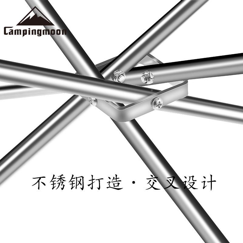 炉户不锈钢点炭折叠AL-59353烧烤架生外火炉取暖炉火焰焚山火架小