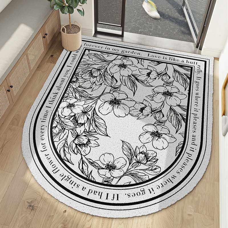 丝圈地垫门进门入户门口地板地毯阳台客厅玄关家用防滑脚垫PVC,居家布艺,入户地垫,淘宝优惠券,粉丝福利购,淘宝优惠卷