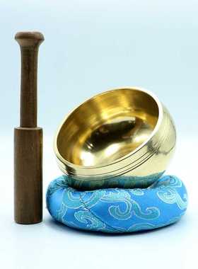 佛音碗 尼泊尔手工光面颂钵瑜伽冥想singing bowls 佛音钵