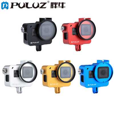 PULUZ胖牛 GoPro 6铝合金外壳多功能狗笼 hero7（黑色）专用兔笼