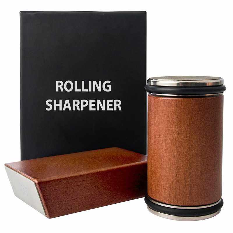 roller knife sharpener滚筒磨刀器可调钨钢磁吸滚筒磨刀石