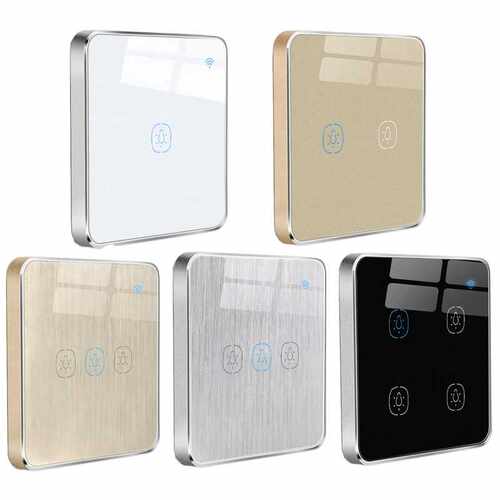 全新涂鸦WIFI智能开关zigbee触摸调光2路窗帘开关带电量统计
