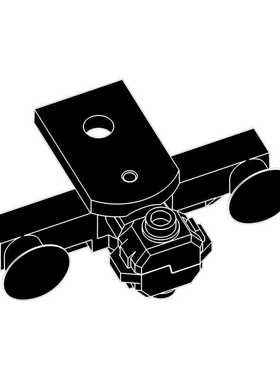 【50G起订】MOC积木乐兼容高29084火车箱磁铁连接缓冲骨架