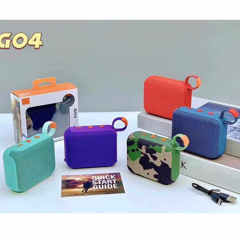 新款GO4无线蓝牙音响TWS户外家用便携式迷你低音炮插卡礼品音箱
