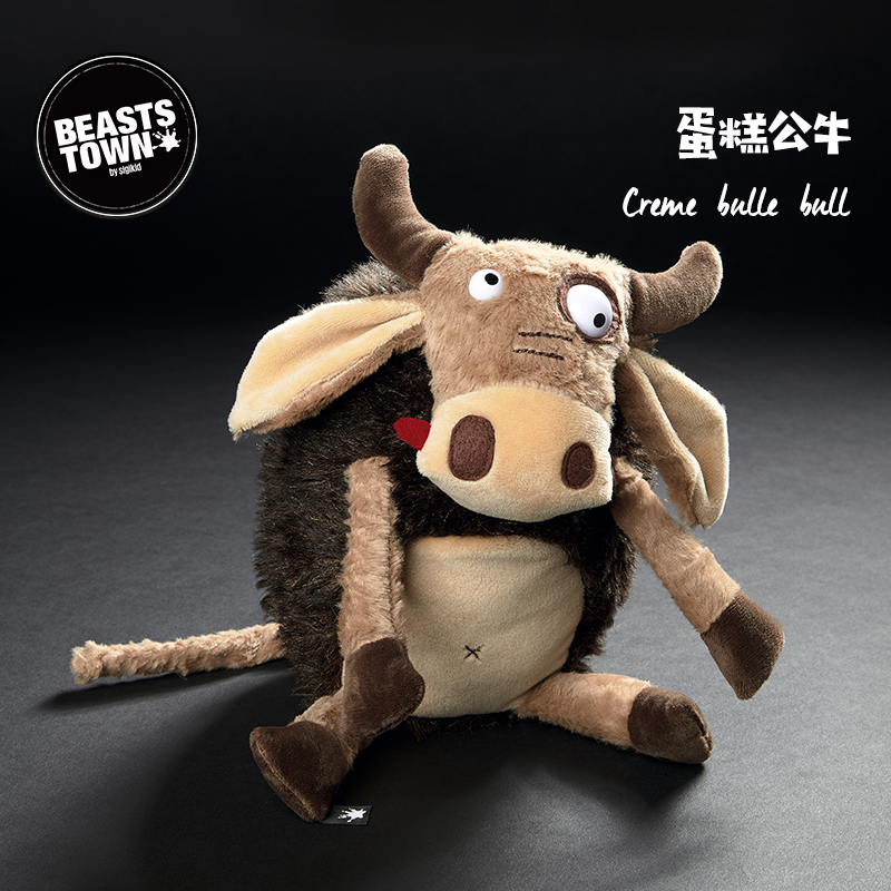 Beaststown蛋糕奶牛毛绒玩具