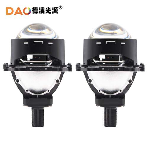 新款汽车le一d大l8灯2.寸5寸I8LE透D透镜3.0高清远近体双光镜大灯