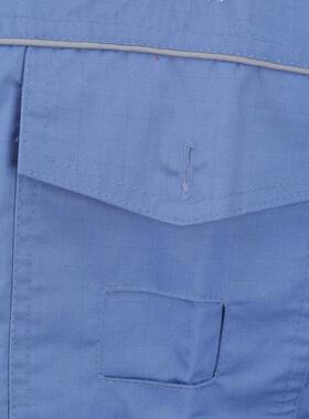 厂直供蓝色工厂用C家VC防阻燃防静电服工作套服工装劳REX保服装