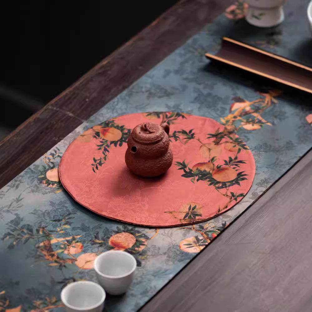 隔老香云纱圆形干泡料51223茶席茶垫新中式高端禅意面热复古桌布,鲜花速递/花卉仿真/绿植园艺,其它园艺用品,淘宝优惠券,粉丝福利购,淘宝优惠卷