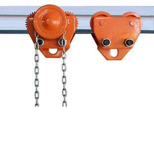 百移轶手拉葫芦手车推跑车1t工字钢BCS单轨猫小车行2t动头吊手拉