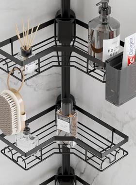 境多功能浴室置物架厕家用卫生间免打孔跨收纳架转角FWZ四层所三