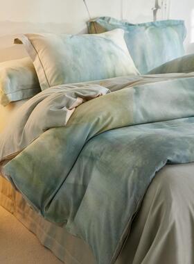 美式花花加厚全棉磨毛印床41497单四卉套保暖件被套少女心秋冬床