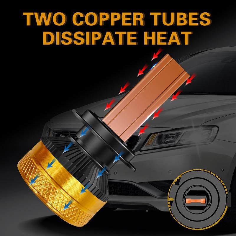 直供境前大车灯600跨0K4300K220W9012大功率远近光汽大灯