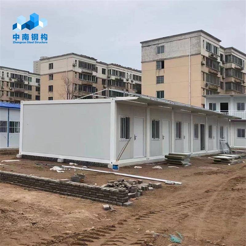 两层集装箱活动房屋双工层xx324办公宿舍移地动式活动板房